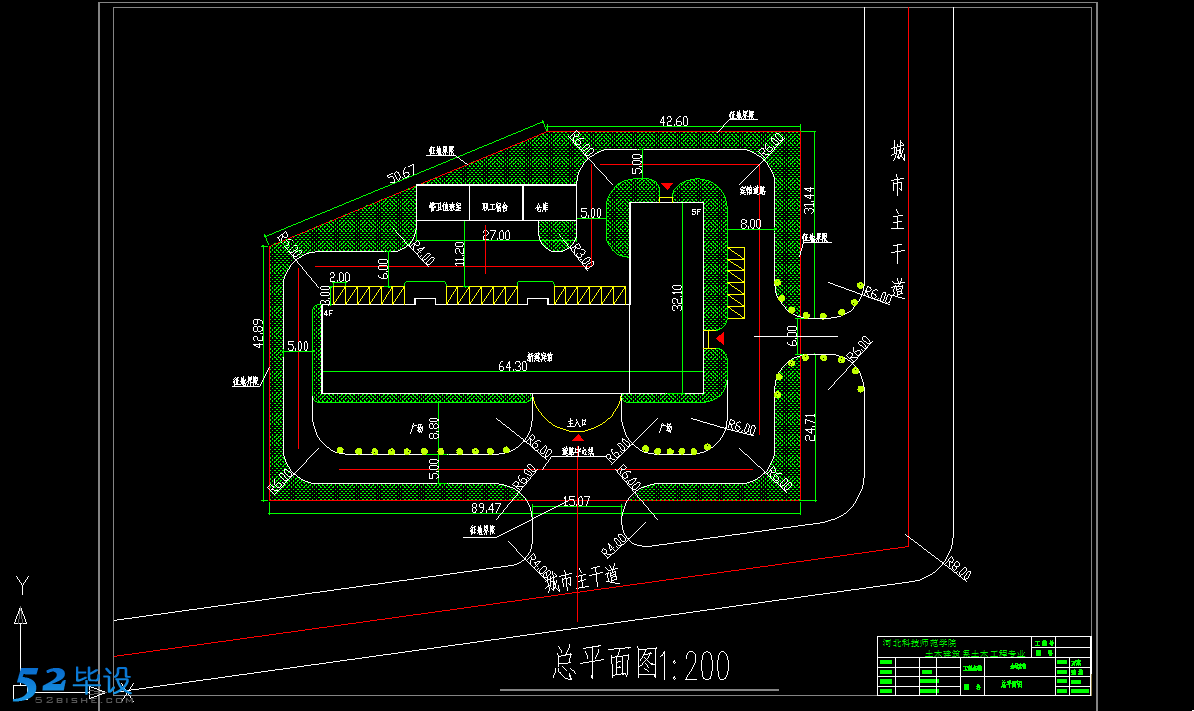 建筑结构毕业设计-秦皇岛地区某5层自助式宾馆毕业设计（计算书+图纸）[面积5162](6)
