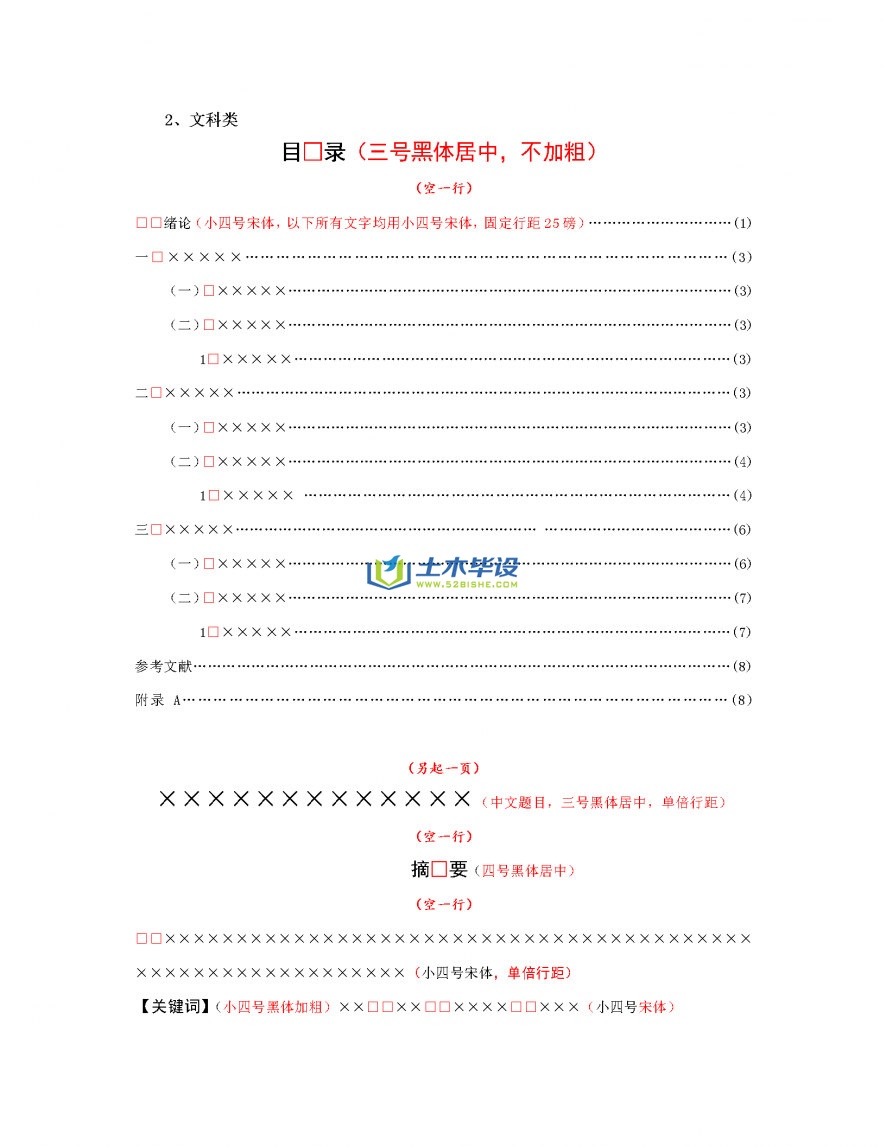 毕业论文格式-湖南科技学院本科生毕业论文（设计）撰写规范(11)