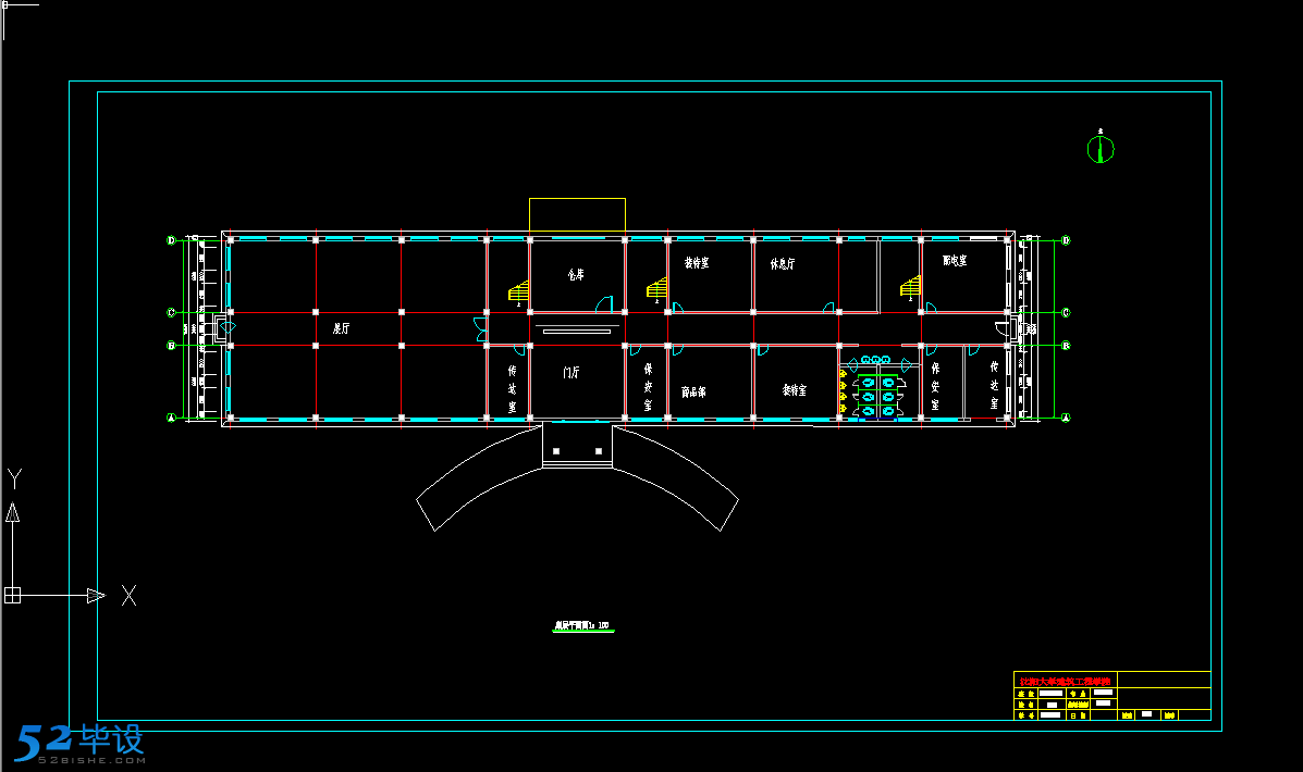 沈阳某公司5层框架办公楼毕业设计(计算书 图纸)[面积6059]