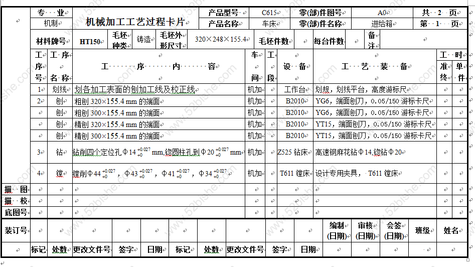 机械加工工艺过程卡片1