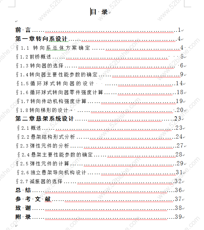 论文目录